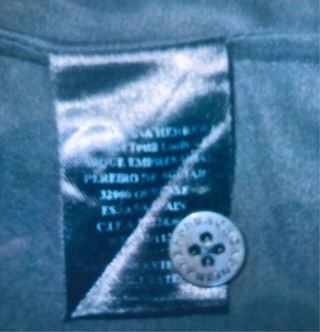 Camisa Carolina Herrera Talla 10 Negra