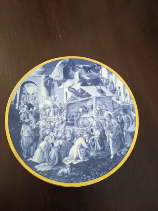 Prato "A Adoração dos Reis Magos"