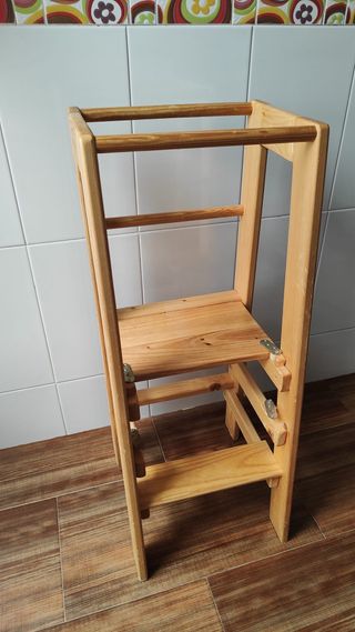 Torre aprendizaje Montessori madera