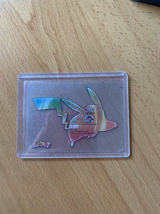 Carta de Pikachu Pokemon Lamincards
