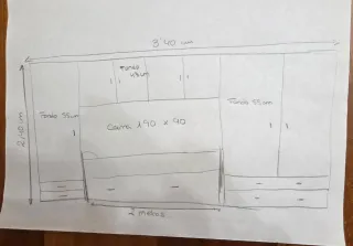 Mueble de habitación juvenil