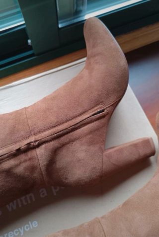 Botas altas ante tacón camel nuevas