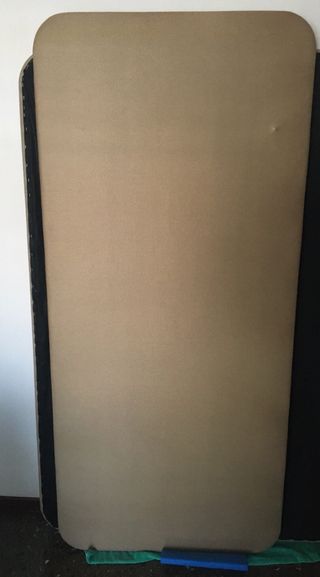 Colchón y somier de tela