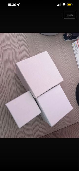 Cajas de almacenaje blancas