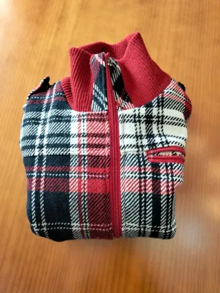 Chaqueta cuadros mujer talla M