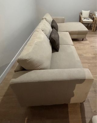 Sofá 3 plazas con chaiselongue