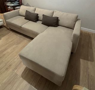 Sofá 3 plazas con chaiselongue