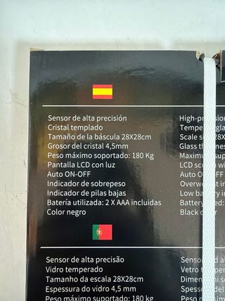 Báscula Baño Digital EURO LIFE CD-28B