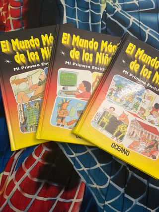 Lote de tres libros, El Mundo Magico de los Niños
