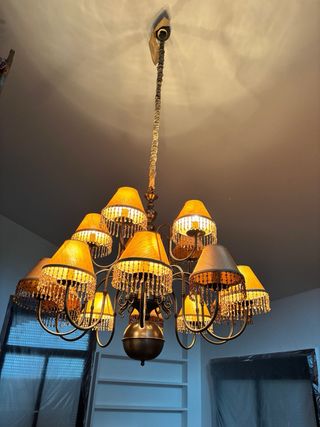 Lámpara de salón vintage grande