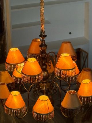 Lámpara de salón vintage grande