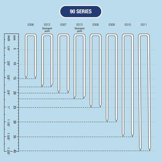 Tacwise 0312 Grapas Galvanizadas de Corona Estrech