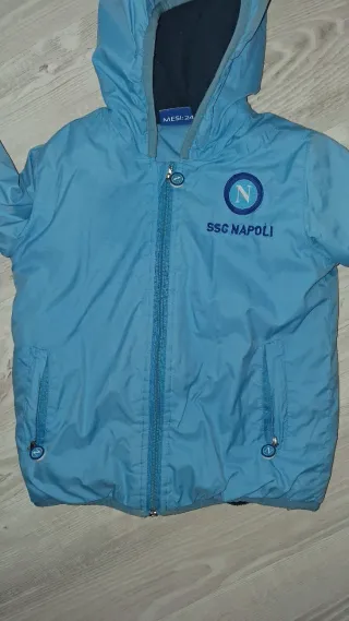 Giubbotto bambino SSC Napoli azzurro