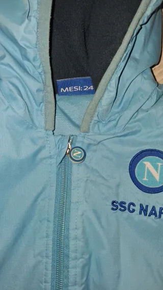 Giubbotto bambino SSC Napoli azzurro