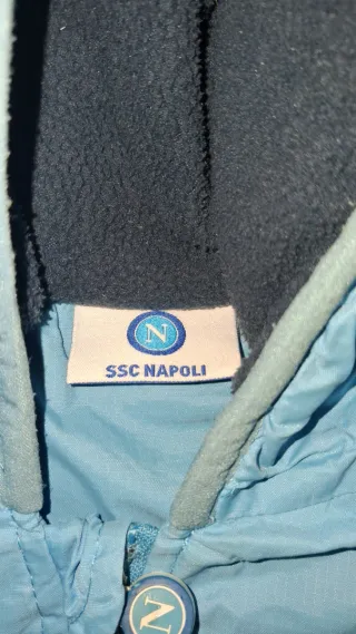 Giubbotto bambino SSC Napoli azzurro
