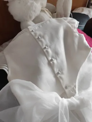 Espectacular Vestido de Comunión  Tizzas, T8/9