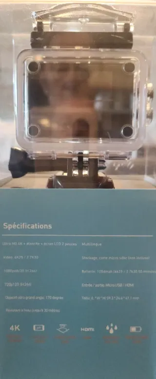 Action Cam 4K Ultra HD 12MP