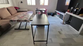 Escritorio doble OURREU 236cm con cajonera