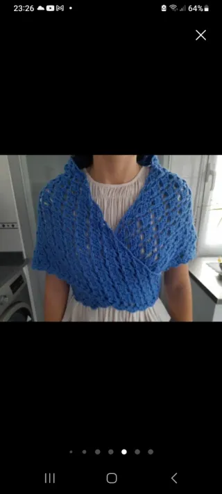 Toquilla tejida a mano color coral