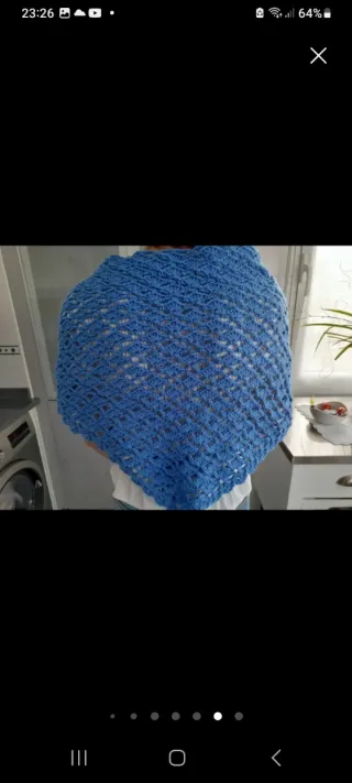 Toquilla tejida a mano color coral