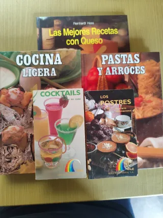 Lote 10 libros de cocina variados