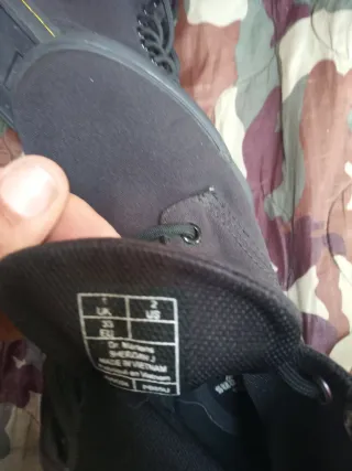 Botas Dr. Martens Negras Lona