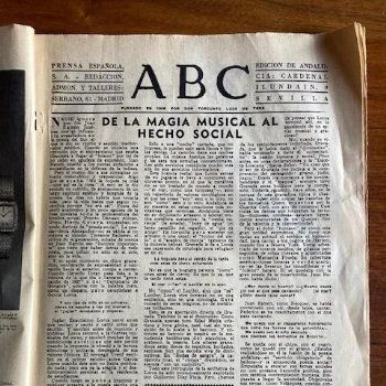 Homenaje a Federico García Lorca. ABC, 1966