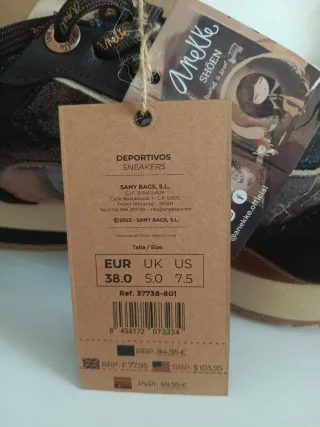 Zapatillas Anekke Talla 38 Multicor