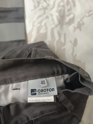 Pantalón de trabajo gris talla 40