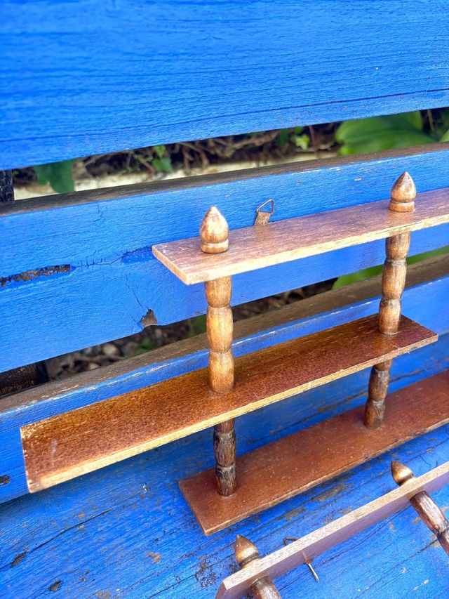 REPISA MINIATURAS MADERA VINTAGE