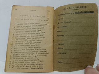 Devocionario Militar Antiguo Franco