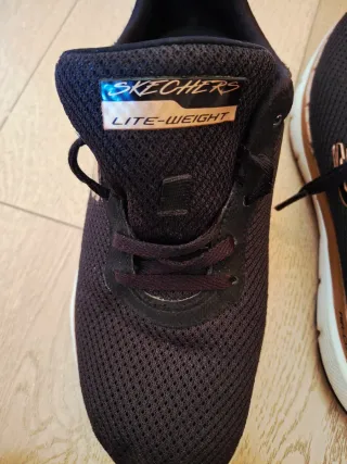 Zapatillas Skechers Mujer Negras Air-Cooled