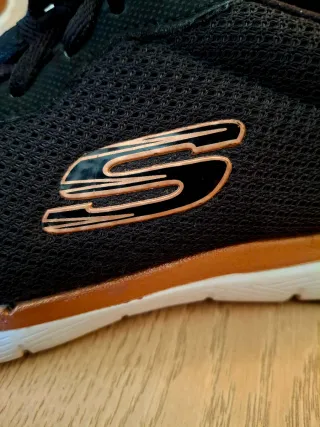 Zapatillas Skechers Mujer Negras Air-Cooled