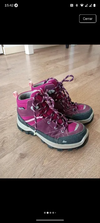 Botas montaña Quechua niña T32