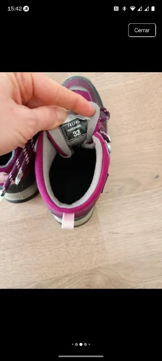 Botas montaña Quechua niña T32