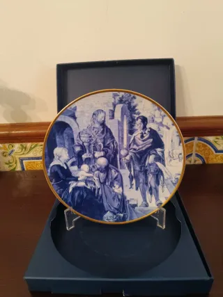 Prato "Adoração dos Reis Magos", Natal 2001