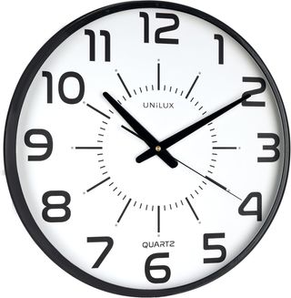 Unilux, Reloj de Pared Silencioso Pop, 30.5 cm, Co