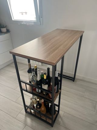 Tavolo bar alto con 2 sedie norrene da 75 cm