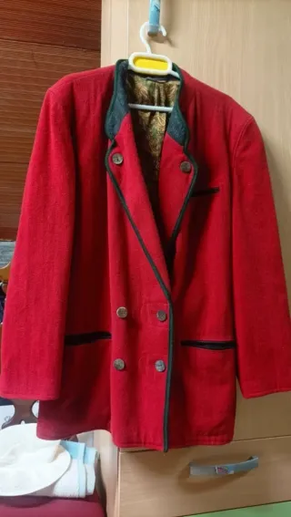 Chaqueta roja vintage