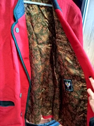 Chaqueta roja vintage