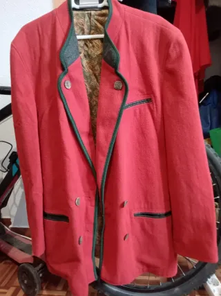 Chaqueta roja vintage