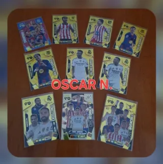 Lote balones de oro Adrenalyn 2025-2026