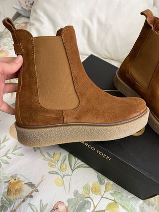 Botines Marco Tozzi Mujer Marrones