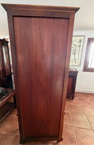 Vitrina Antigua Caoba Cristal