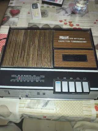 Radio Casete Real Vintage Años 70