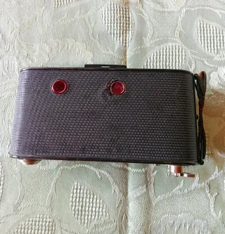 Antica fotocamera a soffietto Funziona al 100%