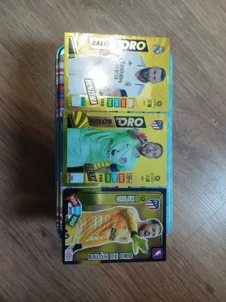 3 Cromos Balón de Oro Oblak y Benzema
