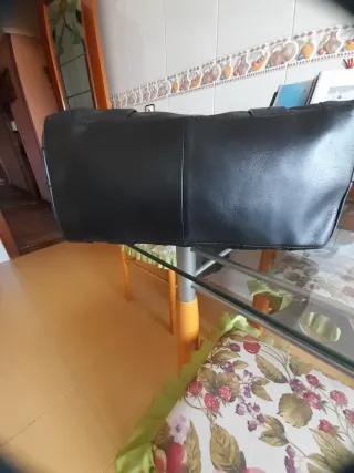 Bolso Piel Negro Salvador Bachiller