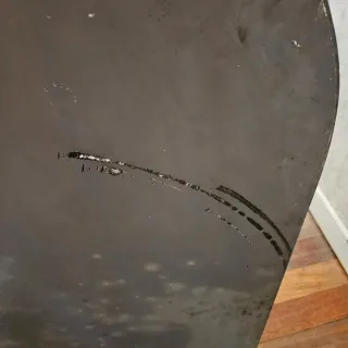 Espejo ANTIGUO biselado con arco superior