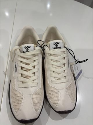 Deportivas Hummel Talla 37 Beige/Blanco